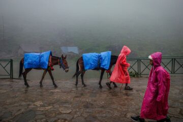 Regenponcho Wandern